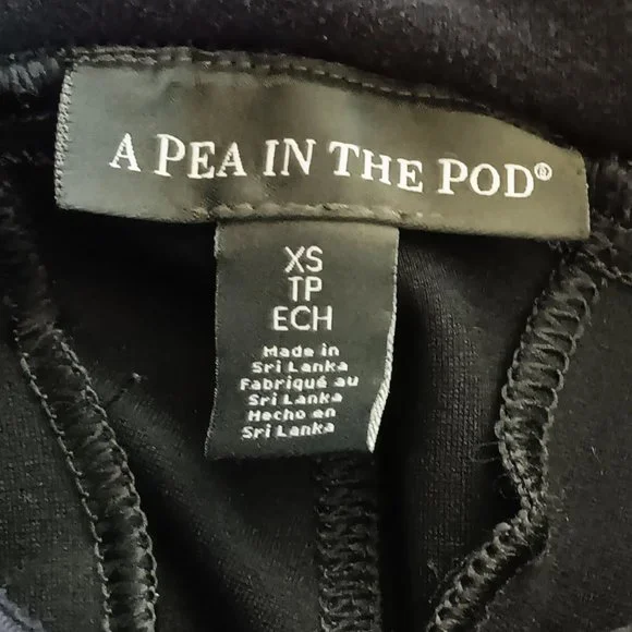 A PEA IN A POD Black Maternity Dress Pants Size XS - Picture 5 of 7